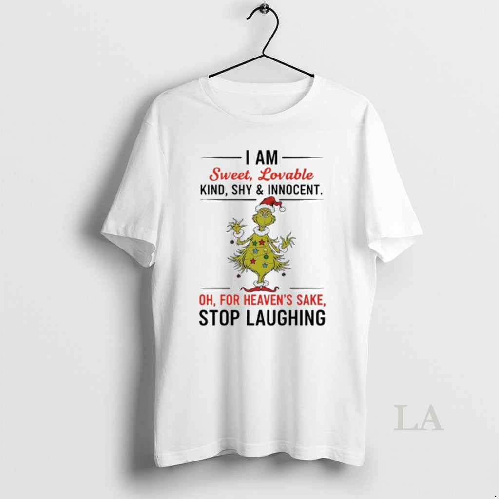 Original Grinch Christmas Tree I Am Sweet Lovable Kind Shy And Innocent For Heavens Sake