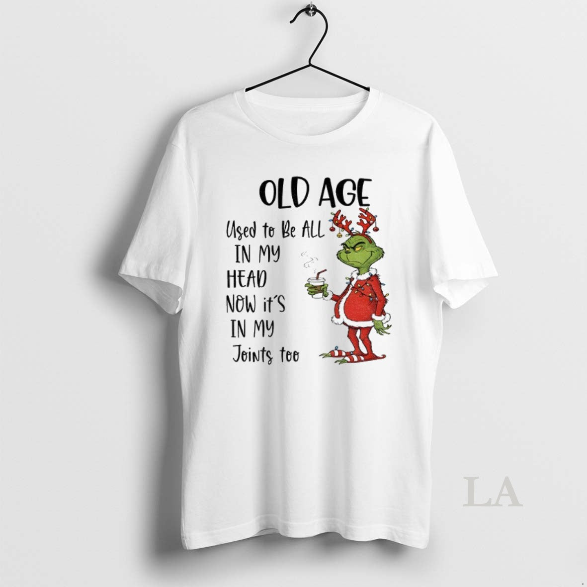 Original Grinch Santa Hat Old Age Used To Be All In My Head Now Its