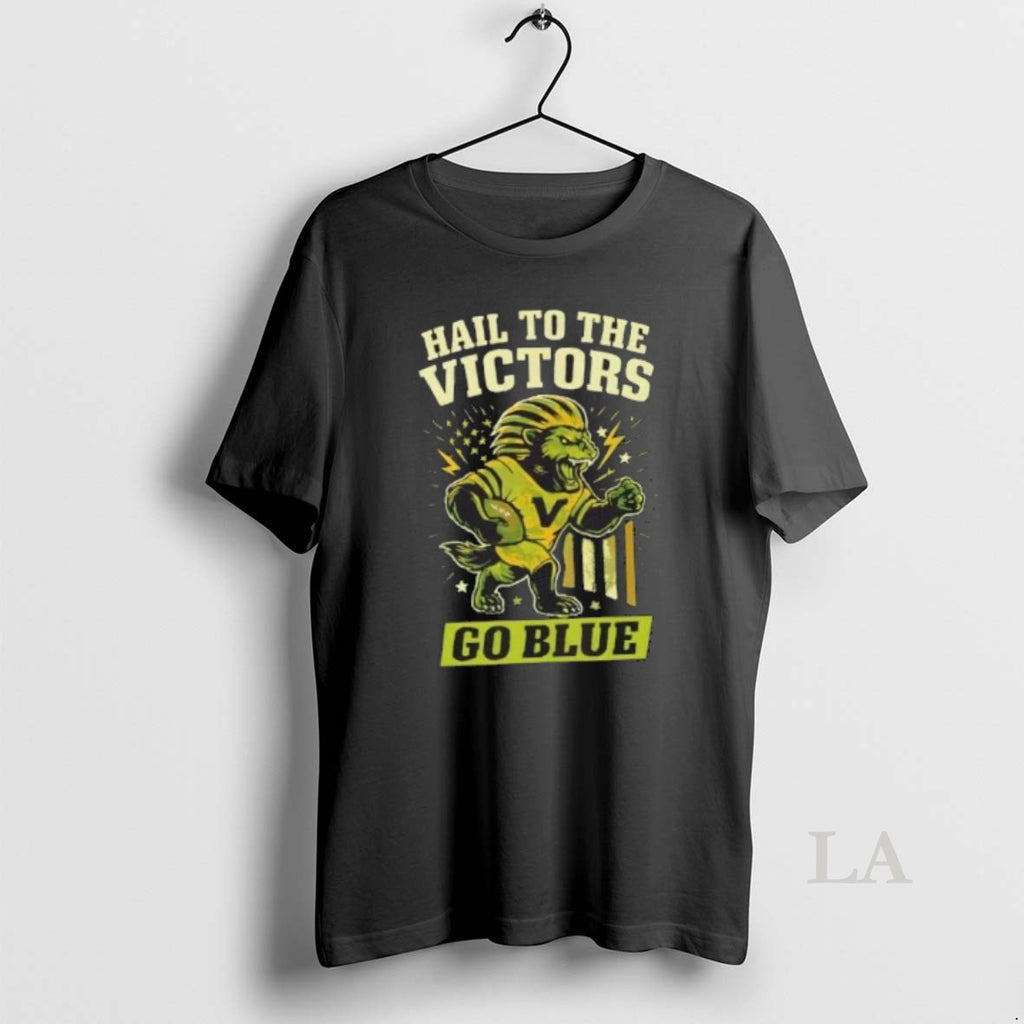 Original Hail To The Victors Go Blue Salute To Service Michigan Football