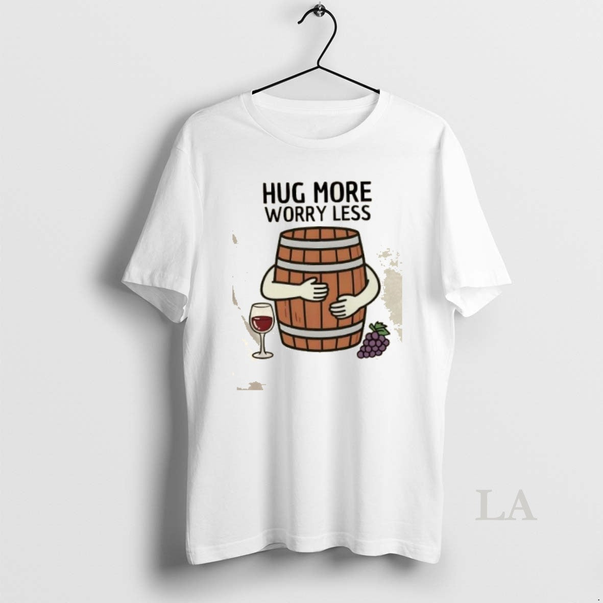Original Hug Wine Barrel More Worry Less