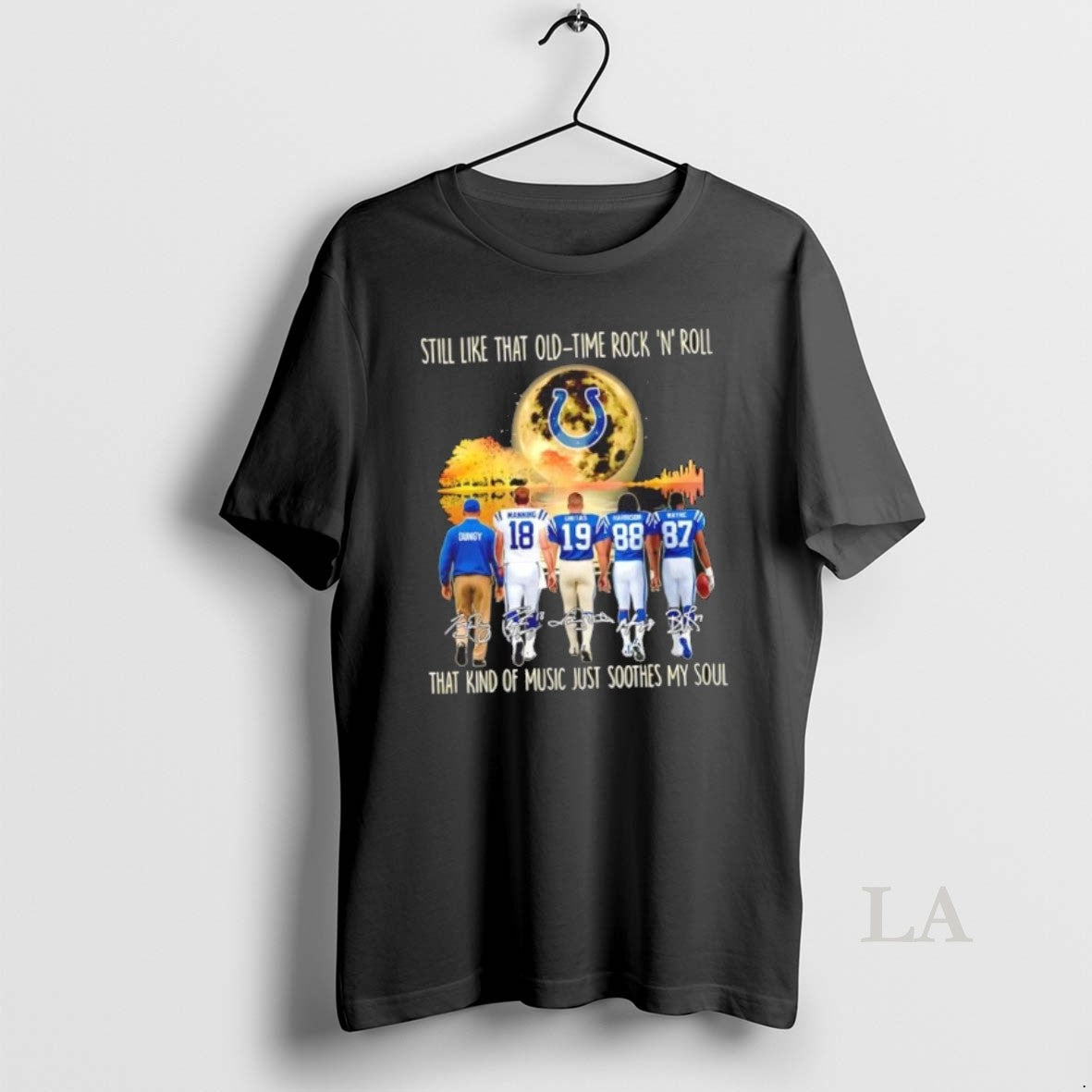 Original Indianapolis Colts Manning And Legends Still Like That Old Tome Rock N Roll That