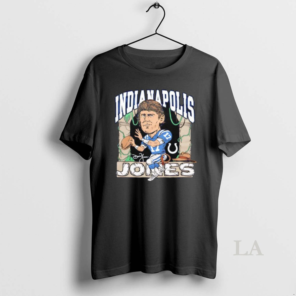 Original Indianapolis Colts Superstar Daniel Jones Lights Up The Field Graphic
