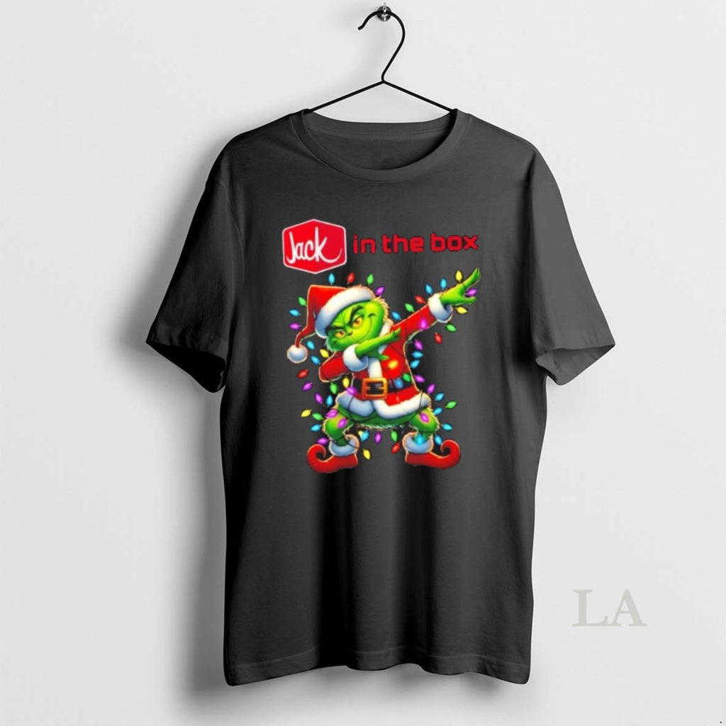 Original Jack In The Box X Grinch Dabbing Merry Christmas