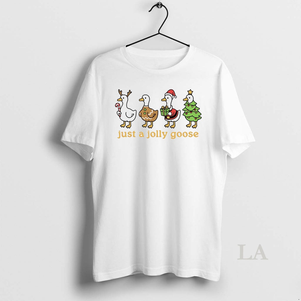 Original Just A Jolly Goose Christmas White