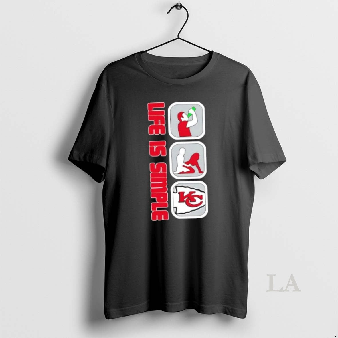 Original Kansas City Chiefs Football Life Is Simple