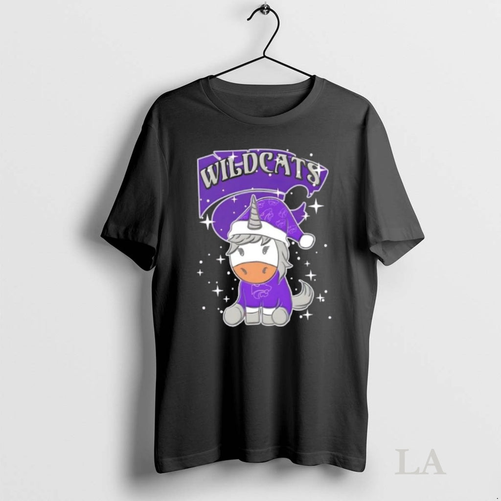 Original Kansas State Wildcats Football X Unicorn Merry Christmas