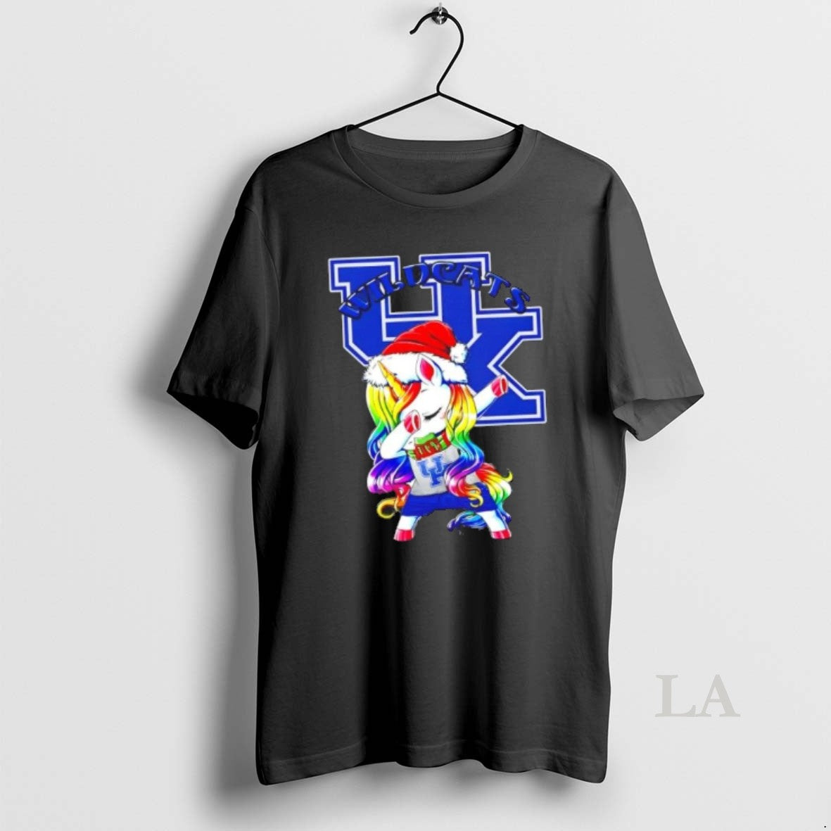 Original Kentucky Wildcats Football X Unicorn Santa Hat Dabbing Merry Christmas