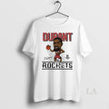Original Kevin Durant Houston Rockets Nba Player Signature Caricature