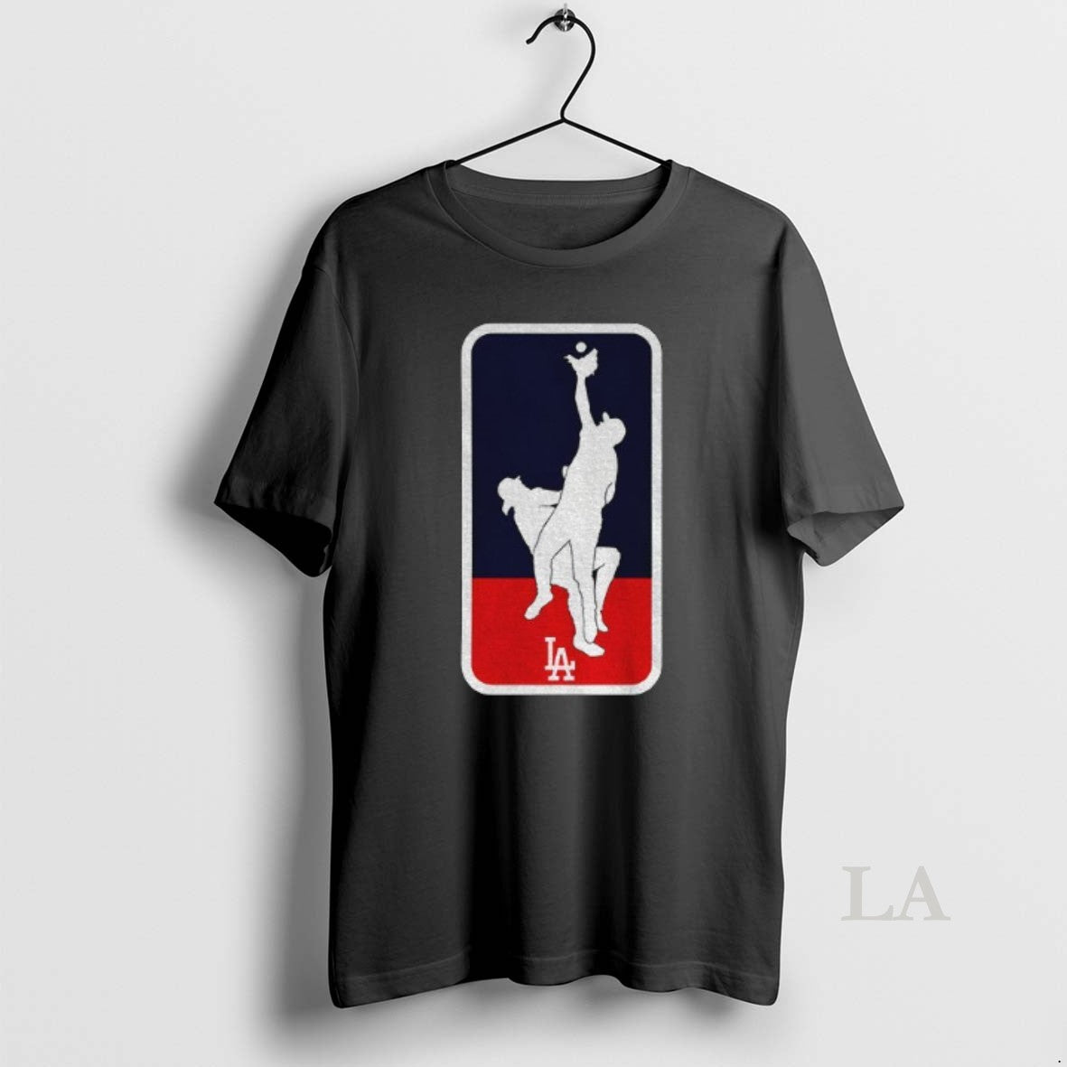 Original Kike Hernandez And Andy Pages World Series The Catch Logo Dodgers Baseball