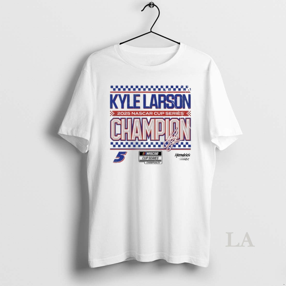 Original Kyle Larson 2025 Nascar Cup Series Champion Signature
