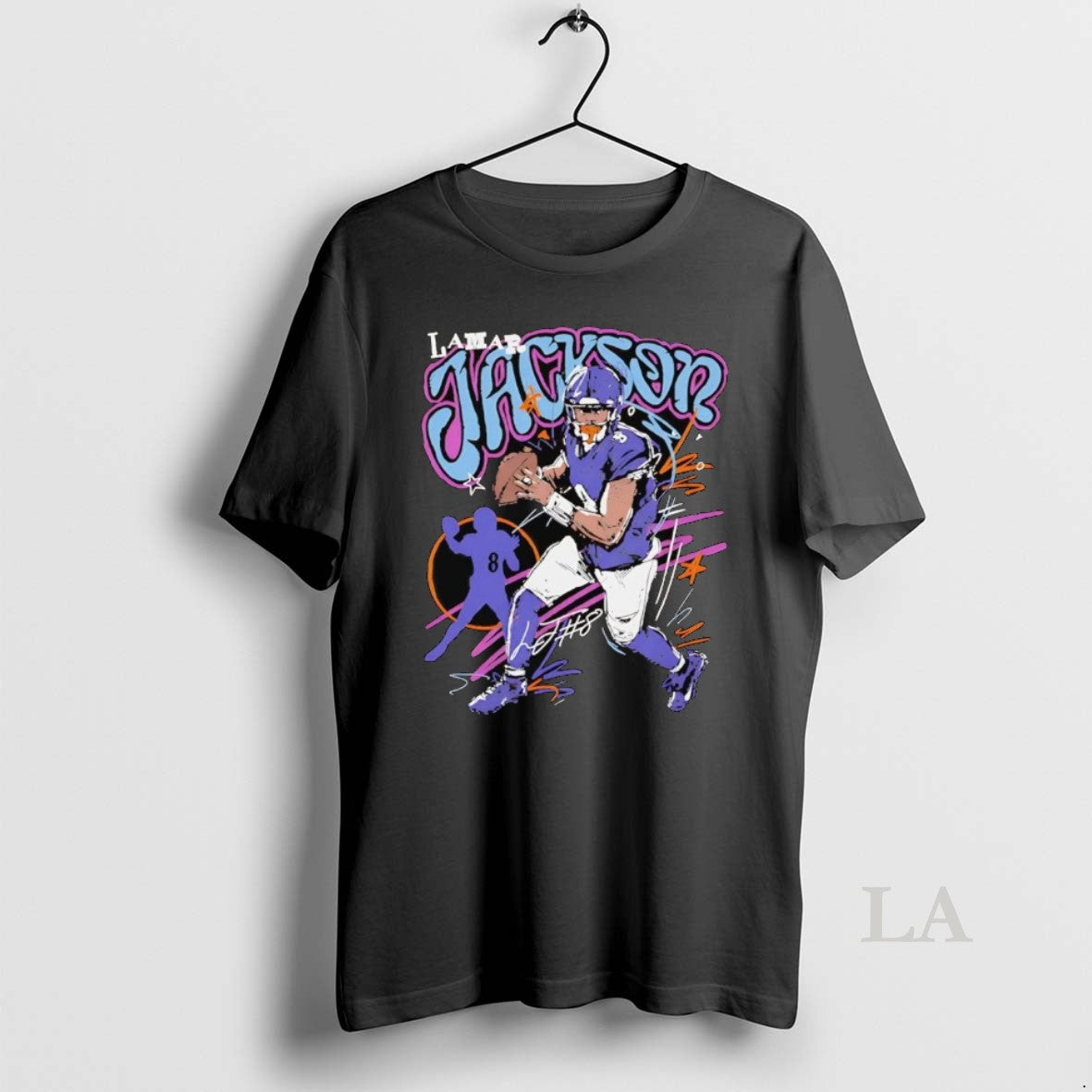 Original Lamar Jackson Scribble Baltimore Ravens