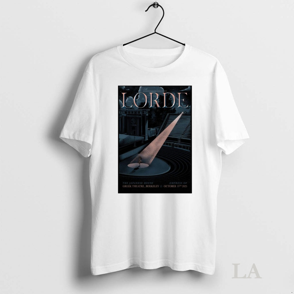Original Lorde October 19 2025 The Japanese House The Greek Theatre Show Tee Sweater