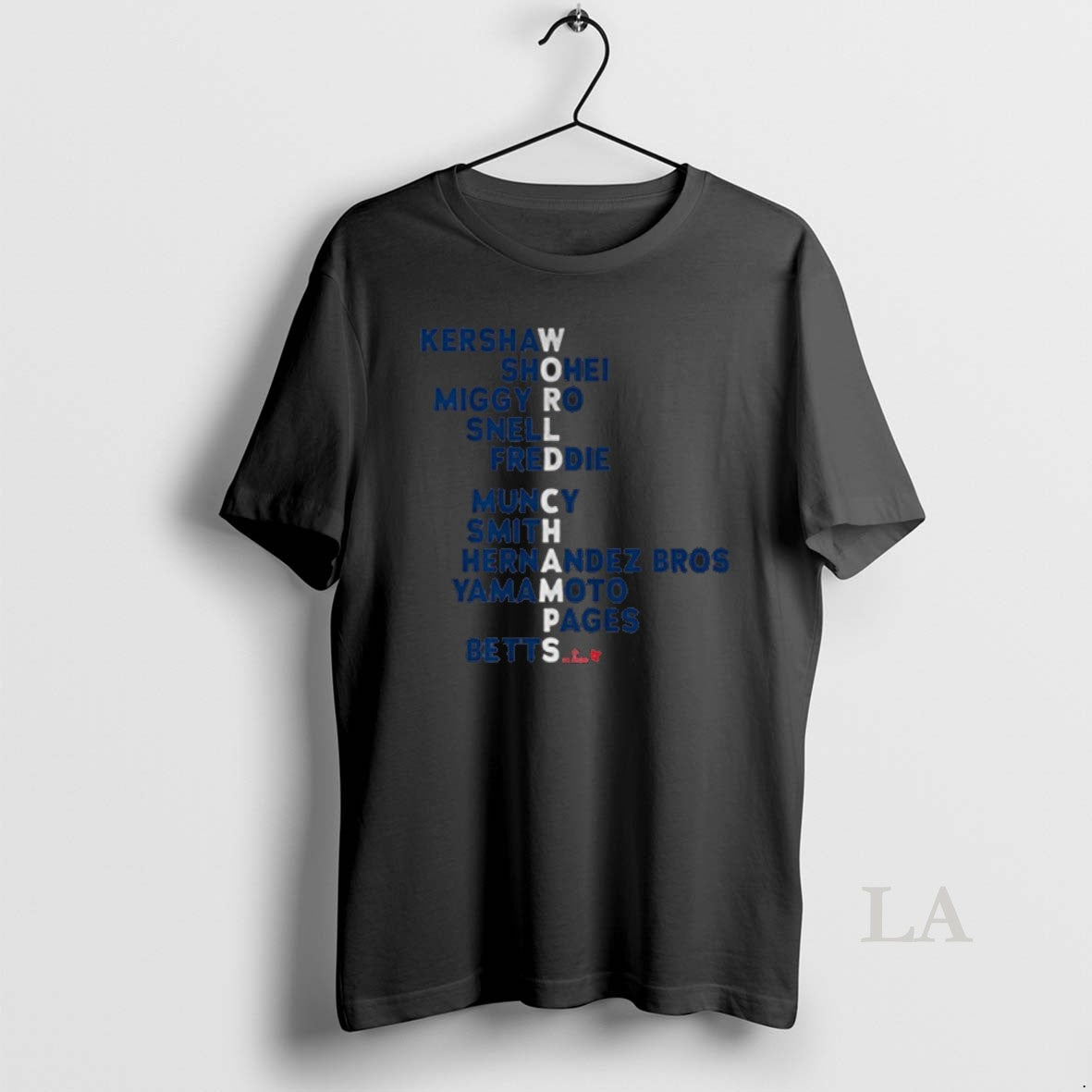 Original Los Angeles Baseball World Champs Acrostic