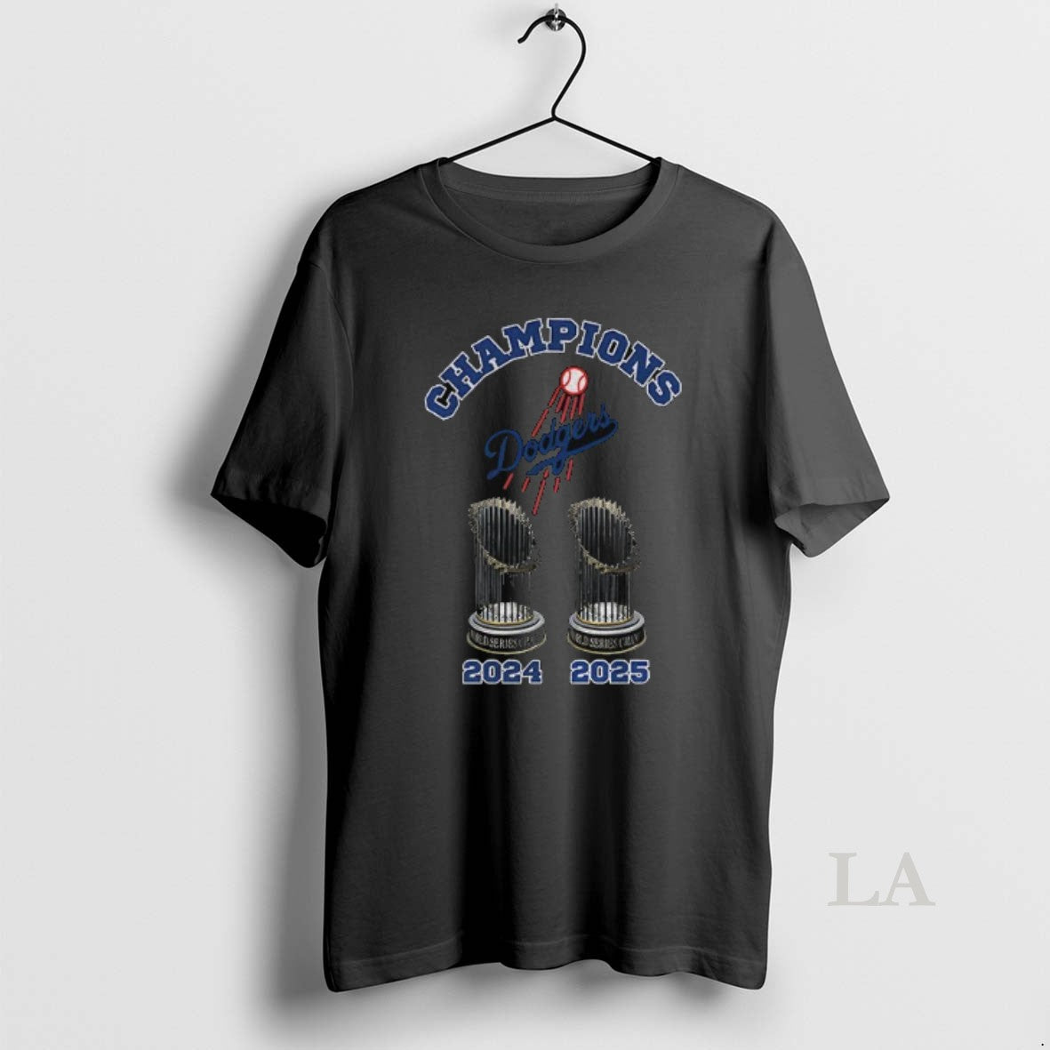 Original Los Angeles Dodgers 2024 2025 World Series Champions Trophies
