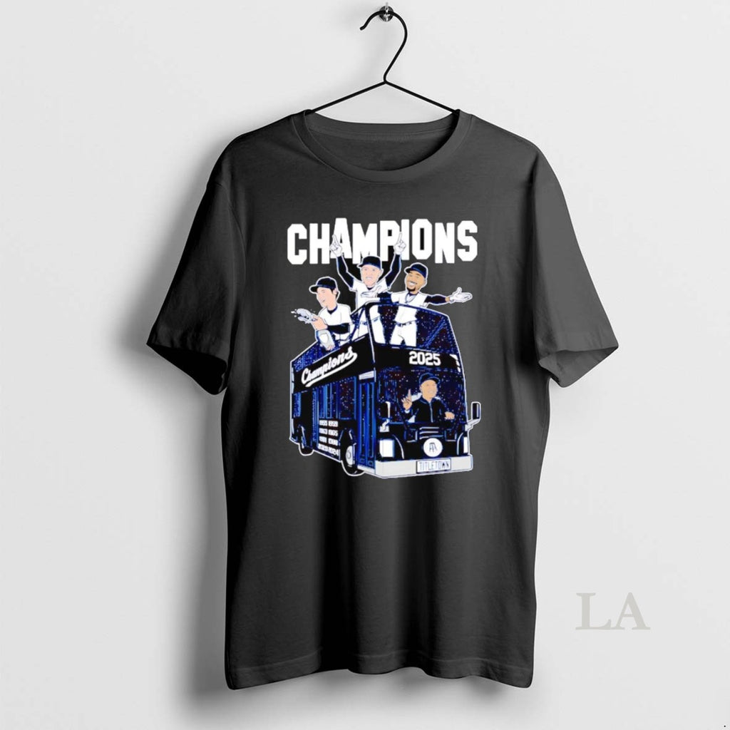 Original Los Angeles Dodgers 2025 World Champions Players Title Town