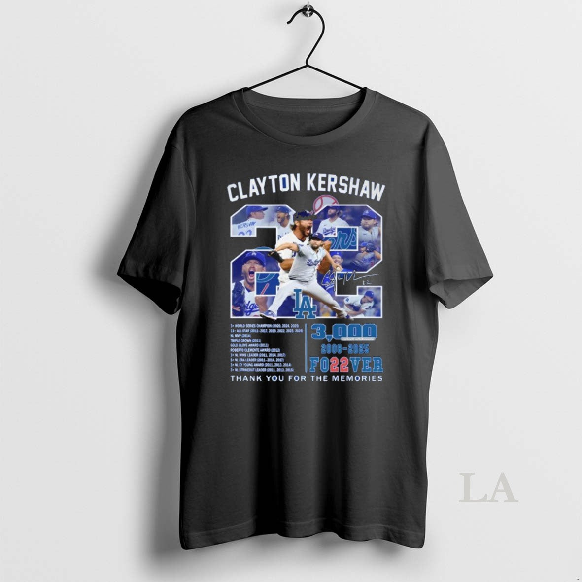 Original Los Angeles Dodgers Clayton Kershaw Legend Forever