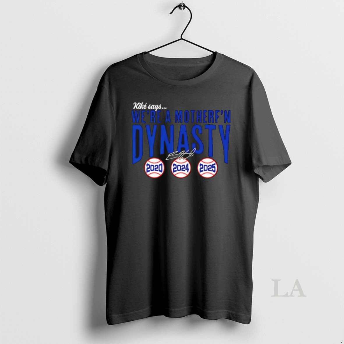Original Los Angeles Dodgers Kike Hernandez Were A Mother Fn Dynasty 2020 2024 2025 Signature
