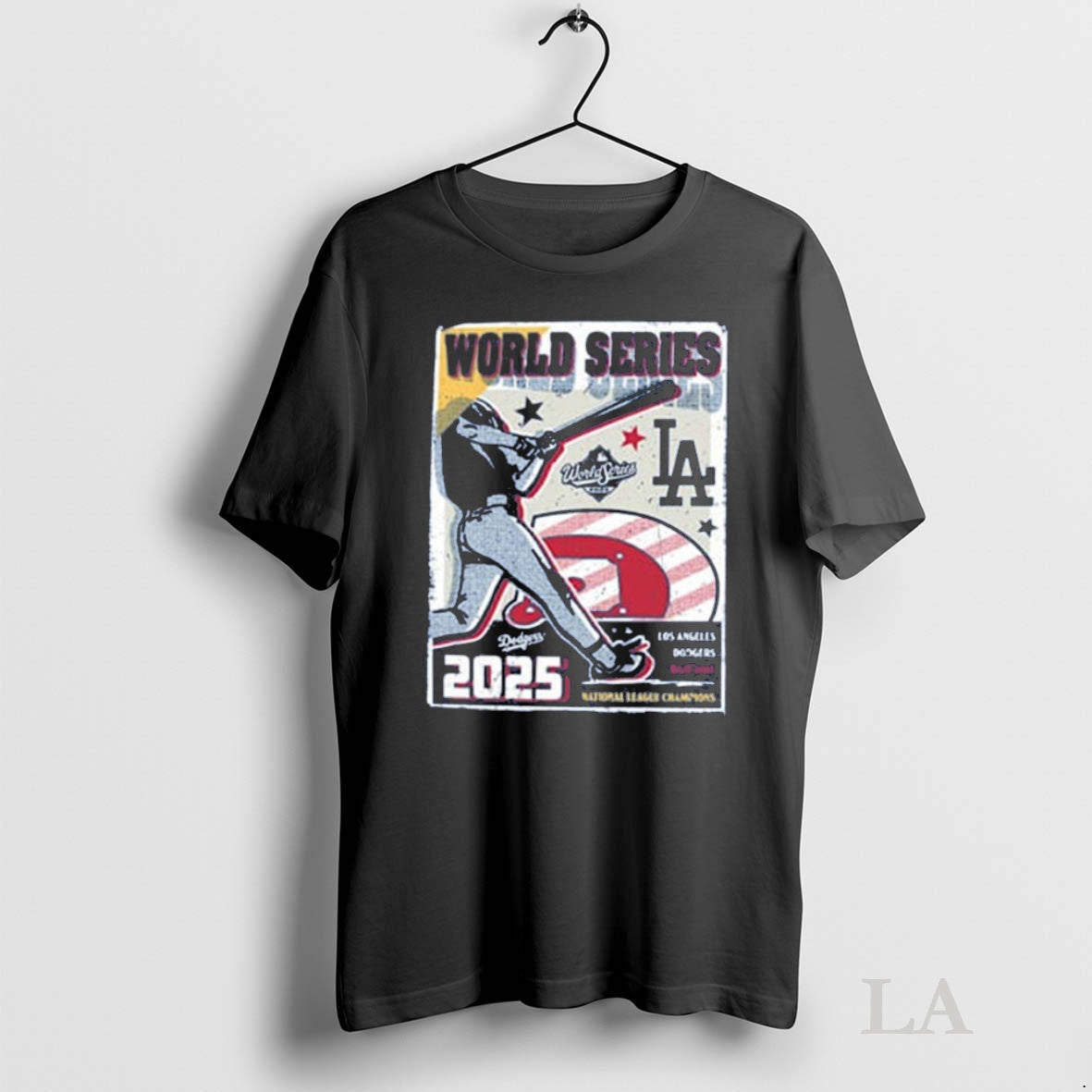 Original Los Angeles Dodgers Mlb 2025 Nlcs World Series National League Champions Participant Tee Sweater
