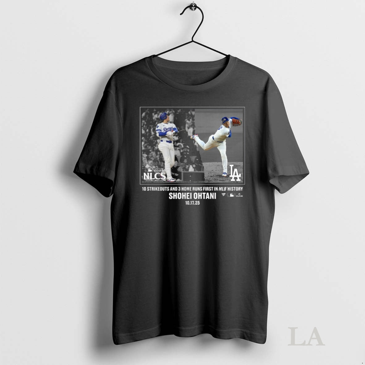 Original Los Angeles Dodgers Shohei Ohtani 2025 Postseason Moment 10 Strikeouts And 3 Hr First