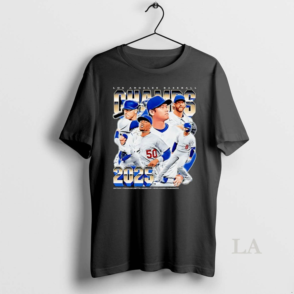 Original Los Angeles Dodgers Team Baseball Champions 2025 Graphic