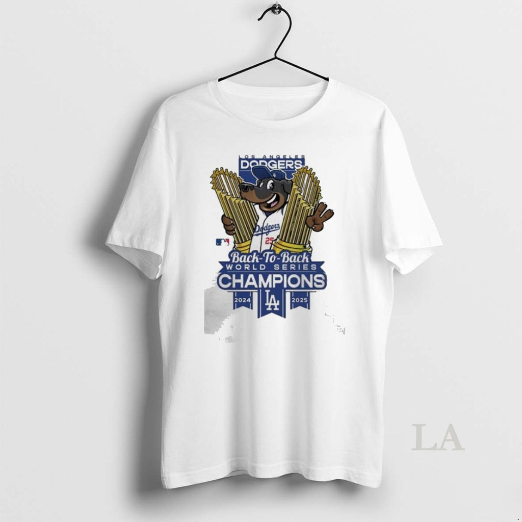 Original Los Angeles Dodgers Winner World Series Champions 2025 Back To Back Mascot Trophy Cup