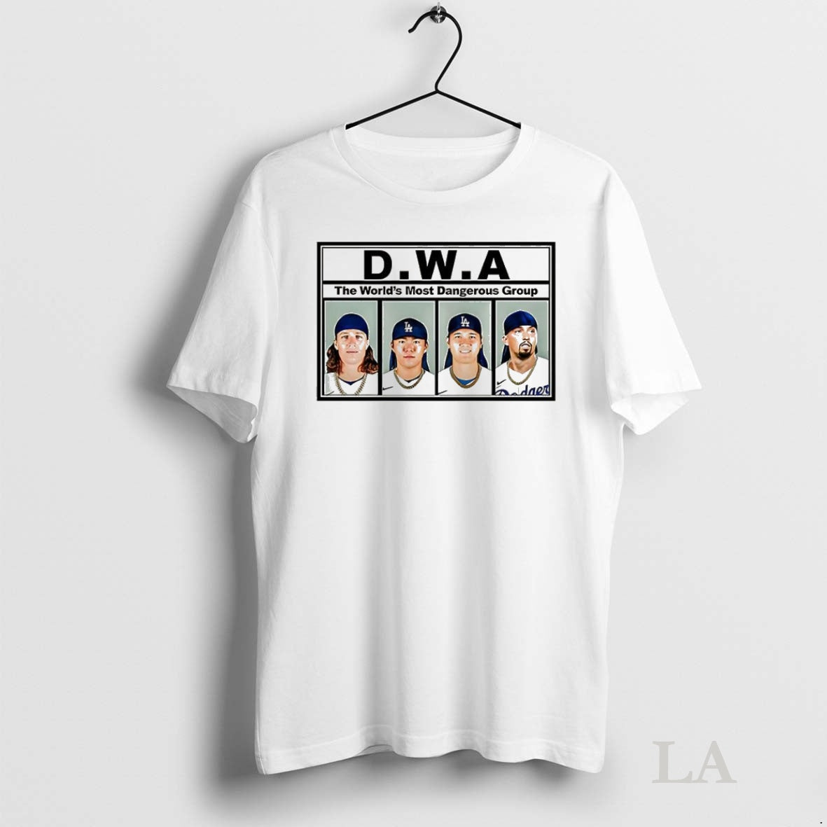 Original Los Angeles Dodgers Baseball Dwa The Worlds Most Dangerous Group Tee Sweater