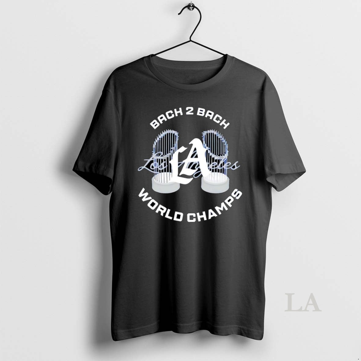 Original Los Angeles Baseball Back 2 Back World Champs Trophies