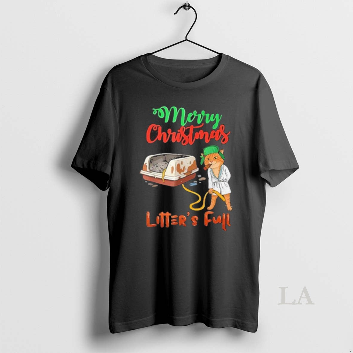Original Merry Christmas Litters Full Funny Cat Lovers