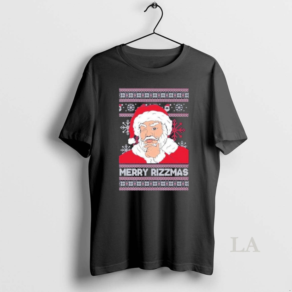 Original Merry Rizzmas Santa Claus Ugly