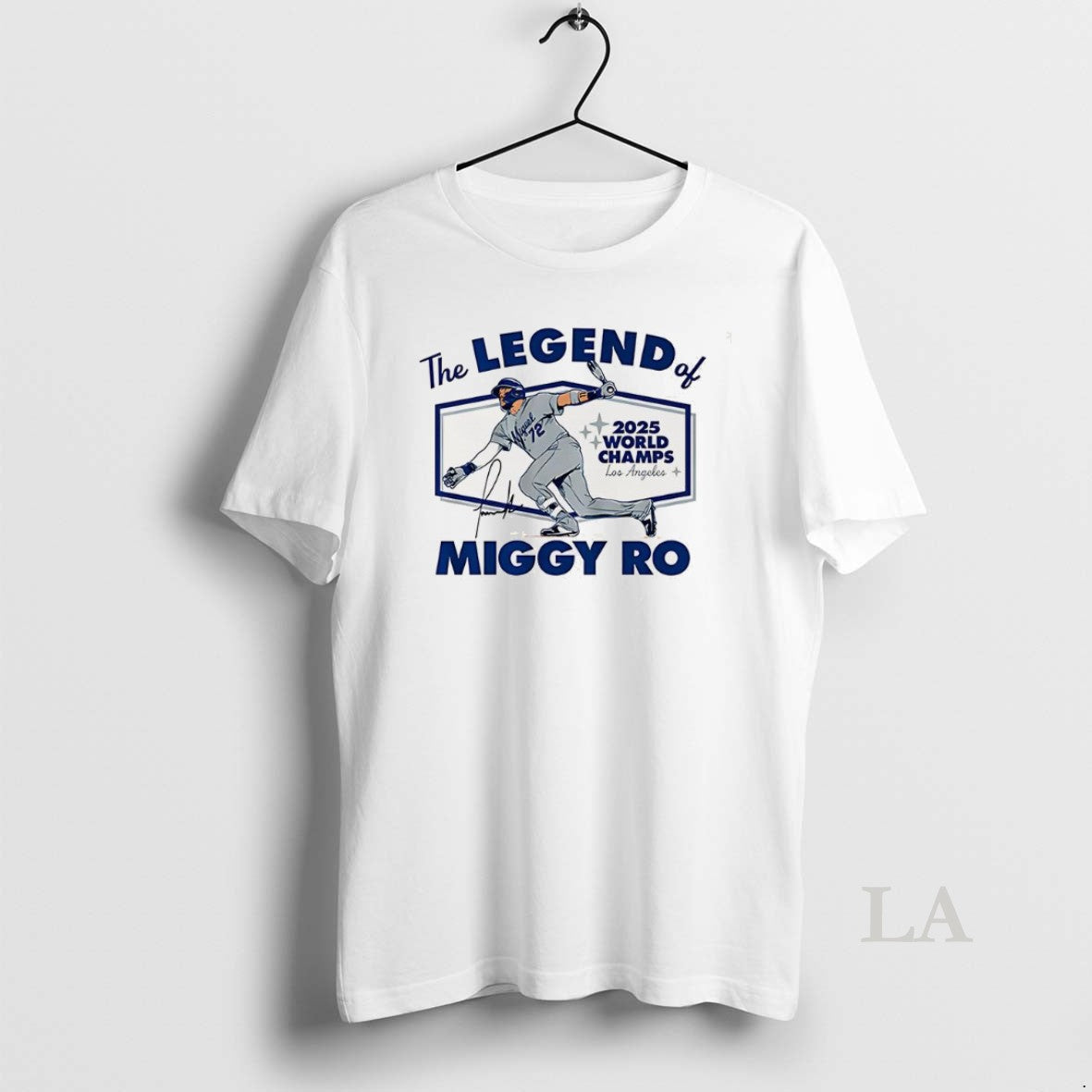 Original Miguel Rojas World Series Champions 2025 The Legend Of Miggy Ro Signature