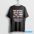 Original Minnesota Vikings Some Grandmas Play Bingo Real Grandmas Watch Tee Sweater