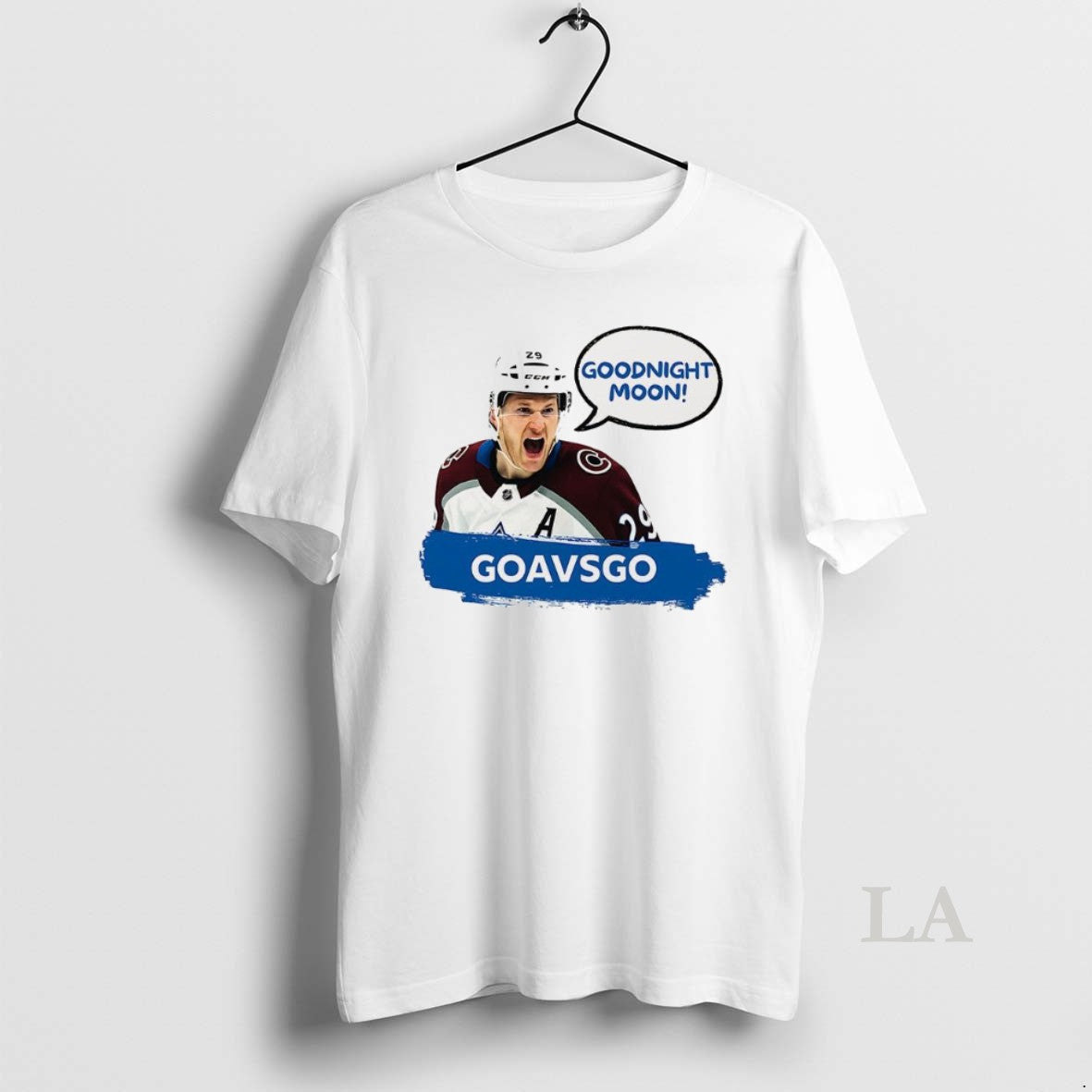 Original Nathan Mackinnon Goavsgo Goodnight Moon