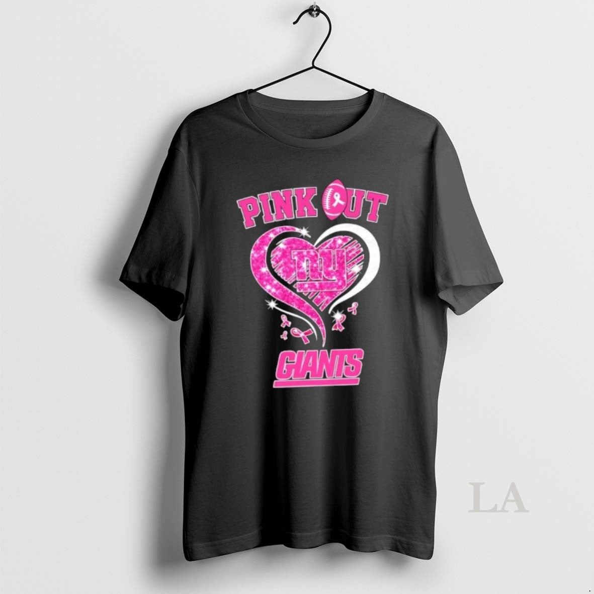 Original New York Giants Football X Pink Out Hearts