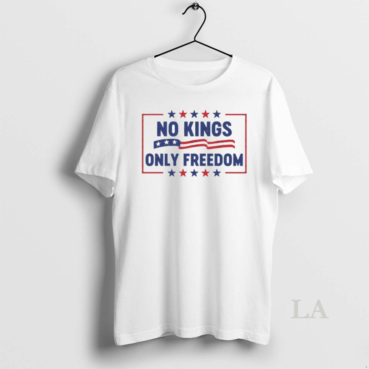 Original No Kings Only Freedom Patriotic Us Flag