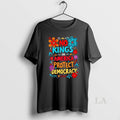 Original No Kings In America Protect Democracy Floral