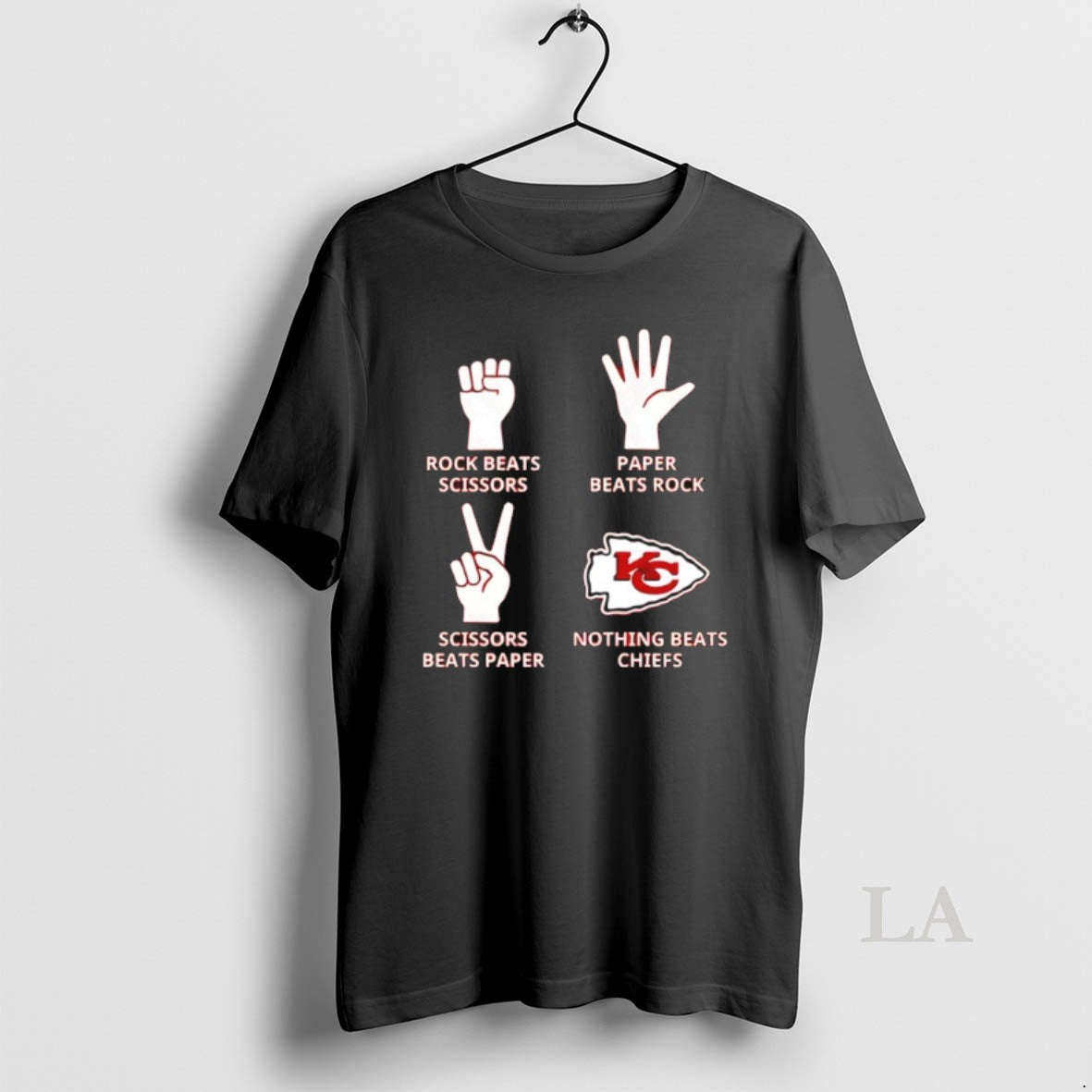 Original Nothing Beats Kansas City Chiefs Rock Beats Scissors Paper Beats Rock