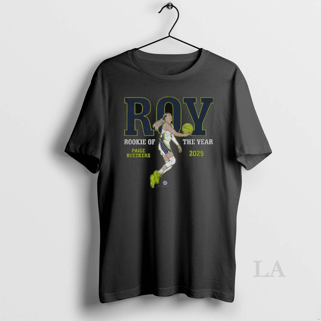 Original Paige Bueckers Dallas Wings Basketball Wnba Roy Rookie Of The Year 2025