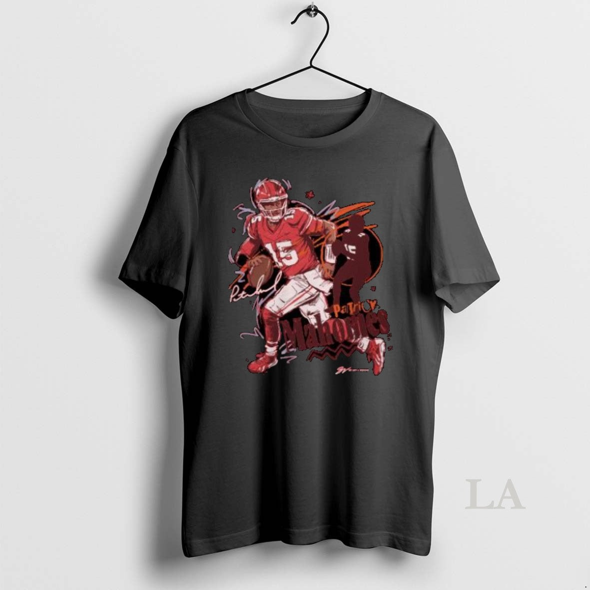 Original Patrick Mahomes Kansas City Scribble Signature