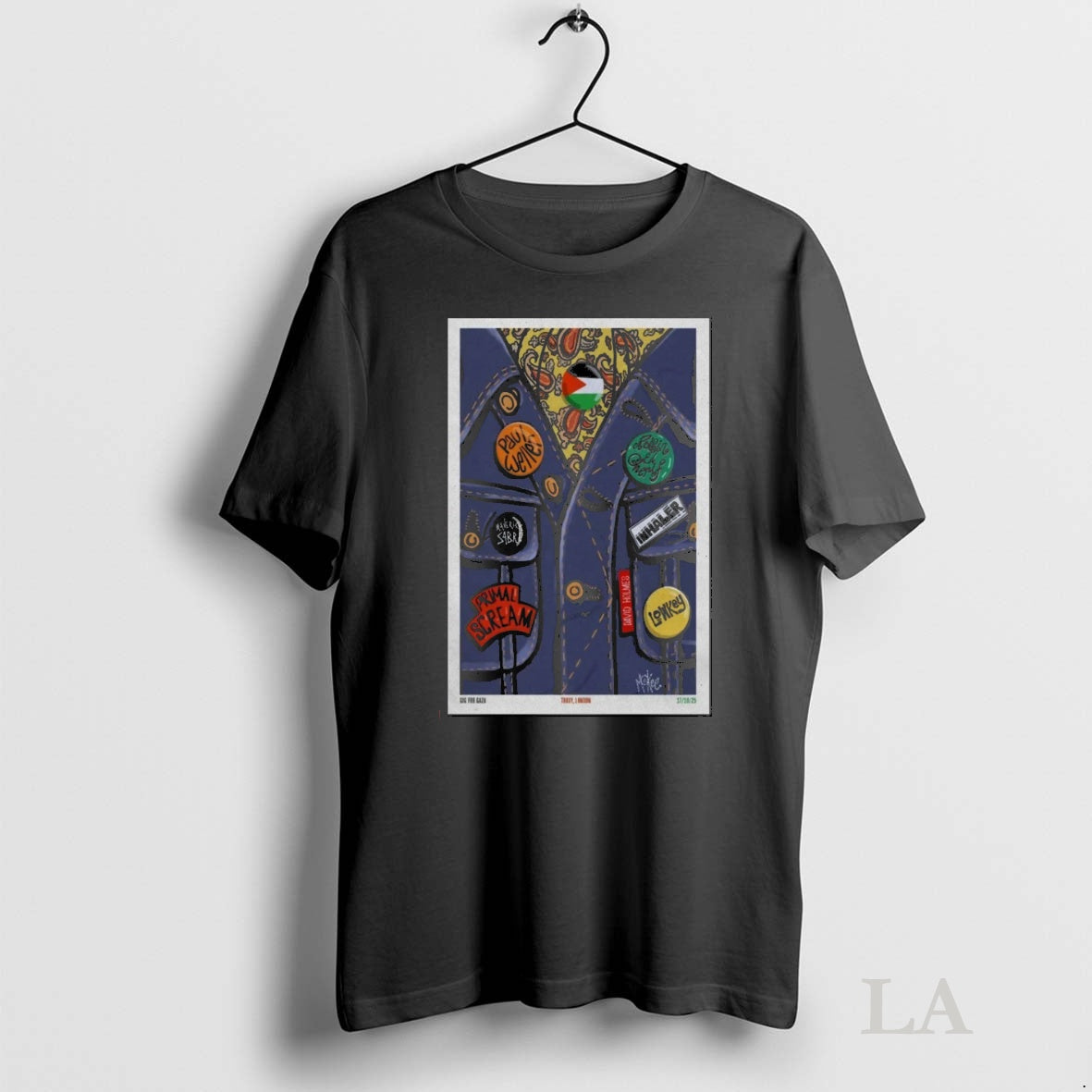 Original Paul Weller Gig For Gaza Troxy London October 17 2025 Tee Sweater