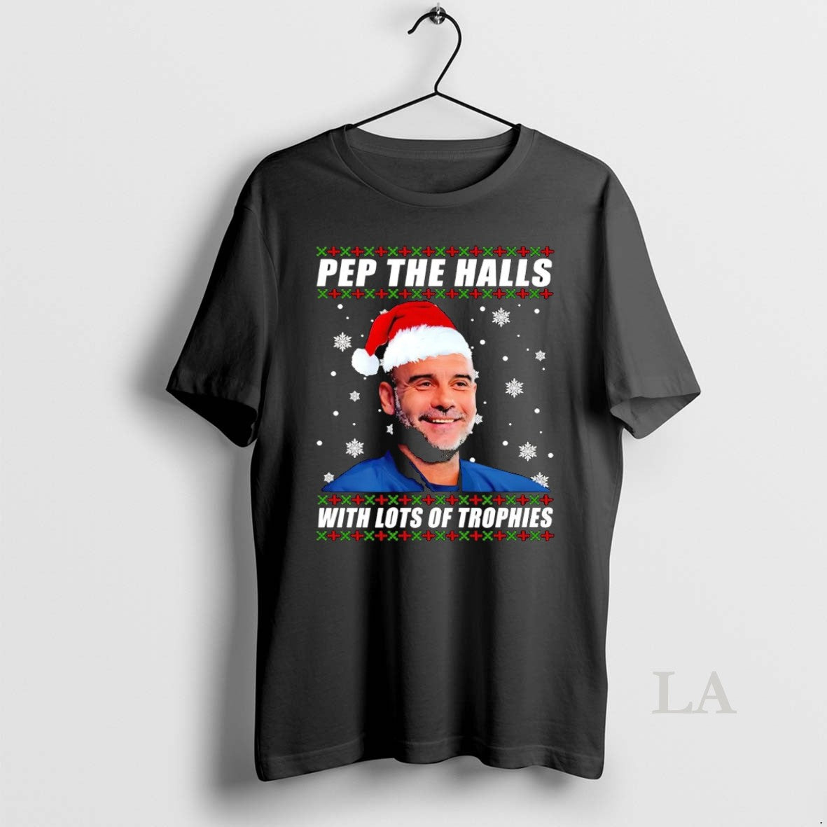 Original Pep Guardiola The Halls With Lots Of Trophies Christmas