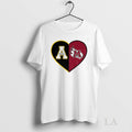 Original Personalized Split Heart Appalachian State Mountaineers Meredith College Angels Logo
