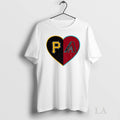 Original Personalized Split Heart Pittsburgh Pirates Vs Arizona Diamondbacks Logo