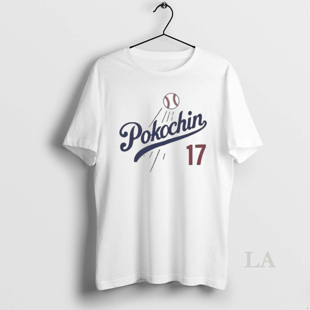 Original Pokochin 17 Los Angeles Dodgers Baseball
