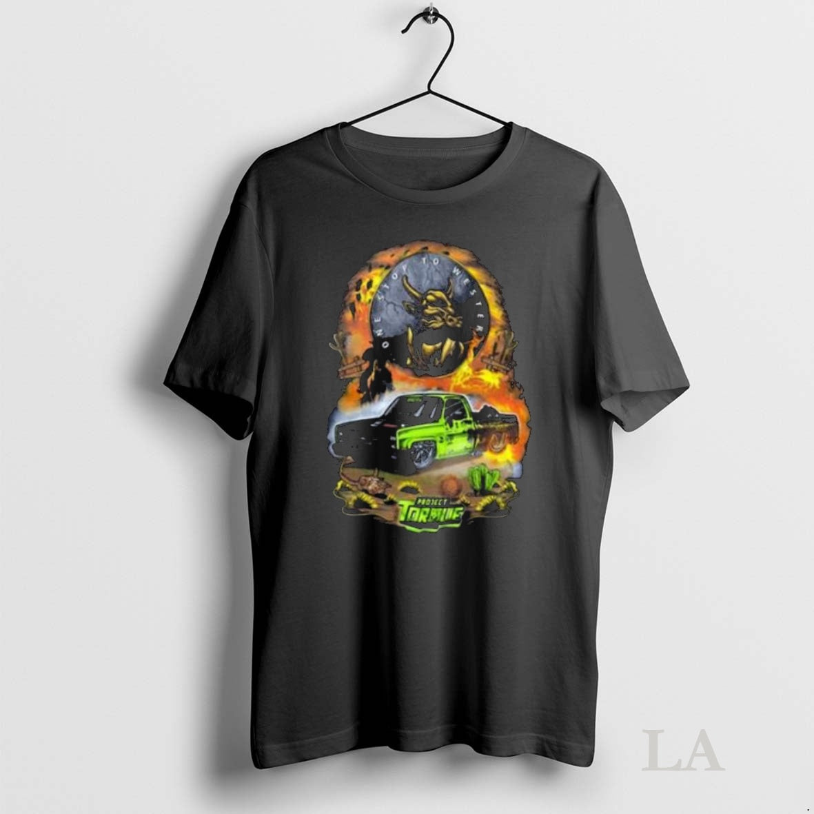 Original Project Torque Machine Western Burnout Tee Sweater