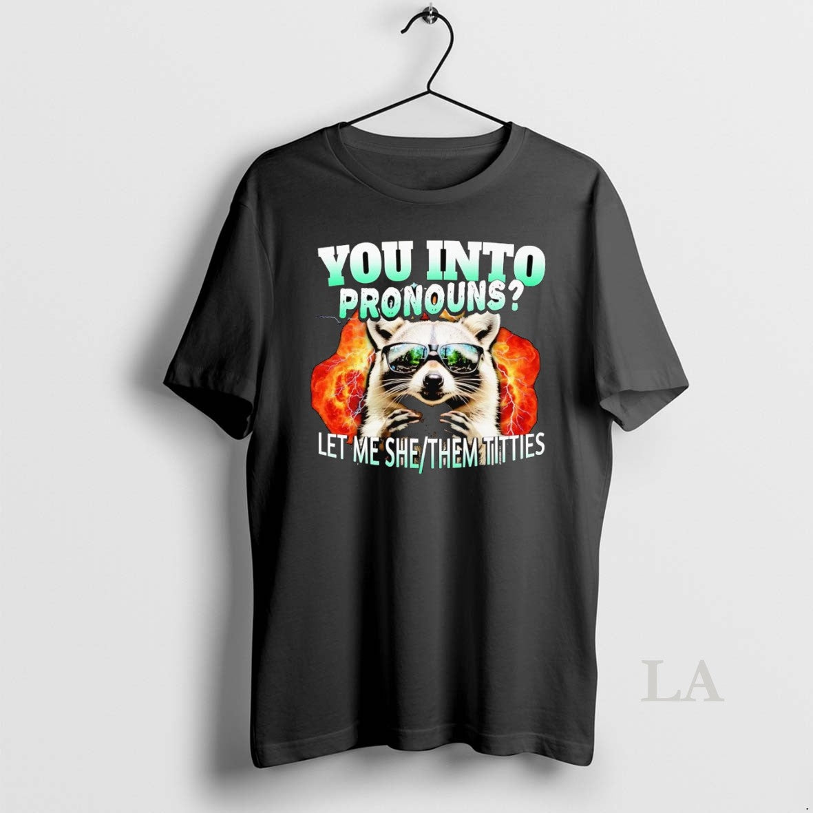 Original Raccoon You Into Pronouns Let Me She Them Titties