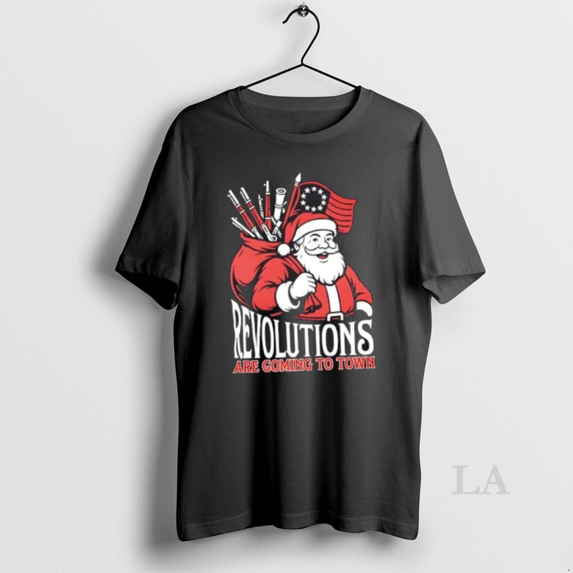 Original Revolutions Are Coming To Town Santa Claus Christmas