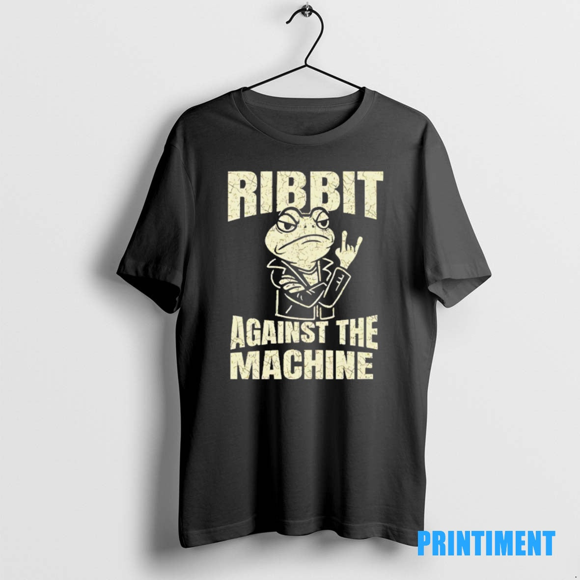 Official Ribbit Against The Machine Portland Frog Resist Tee Sweater