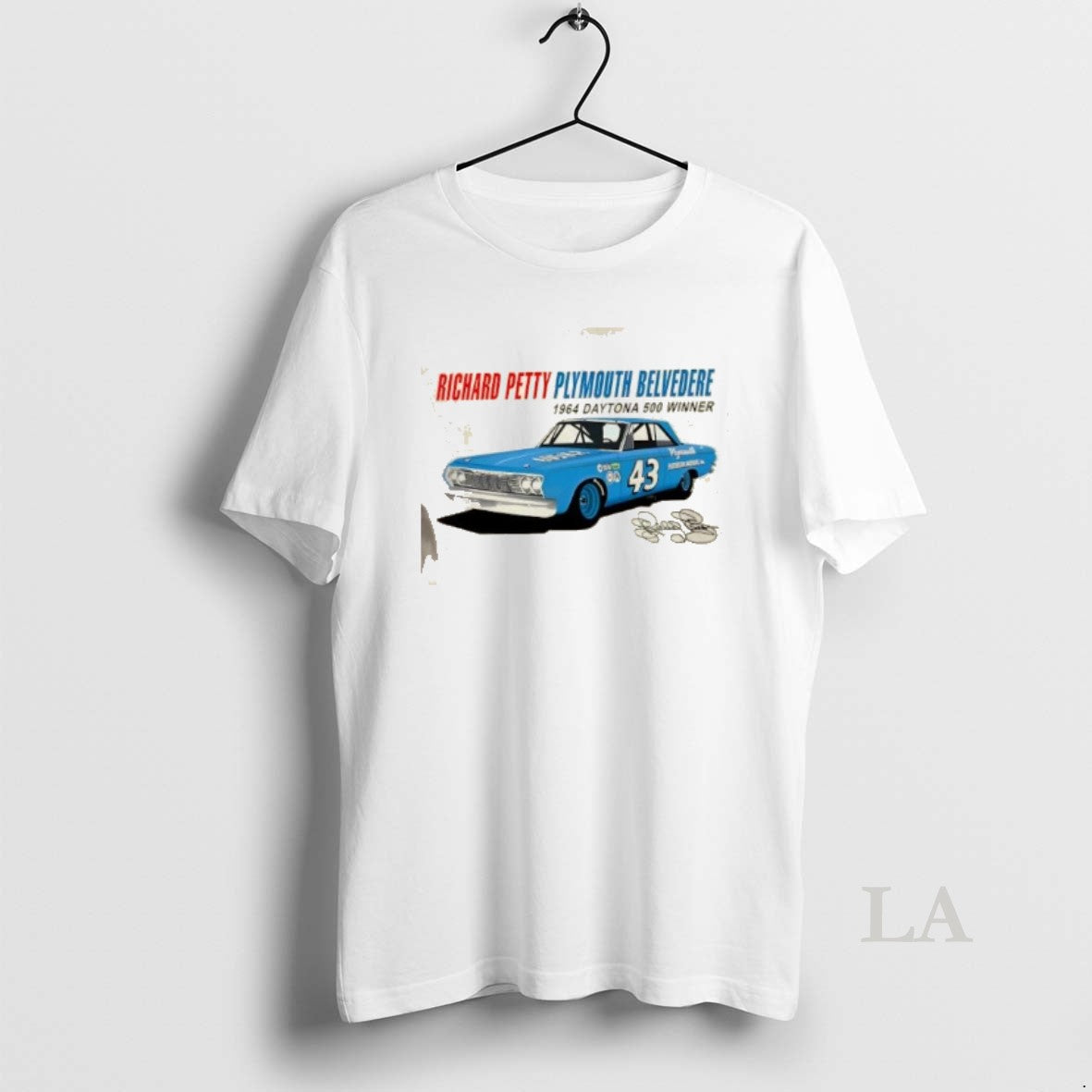 Original Richard Petty Plymouth Belvedere 1964 Daytona 500 Winner Signature