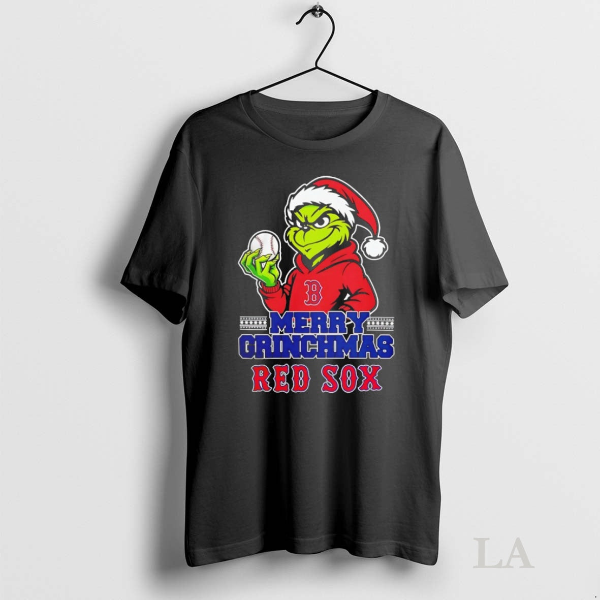 Original Santa Grinch Wears Boston Red Sox Baseball Merry Christmas 2025