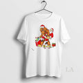 Original Santa And Bigfoot Christmas Delivery Team White